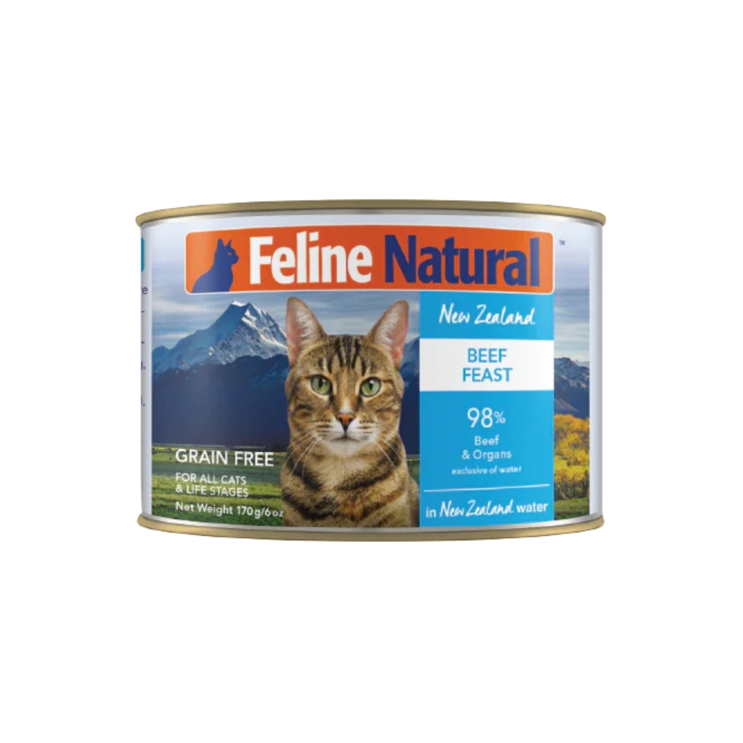 Feline Natural Canned Beef Feast 6oz. (Case of 12)