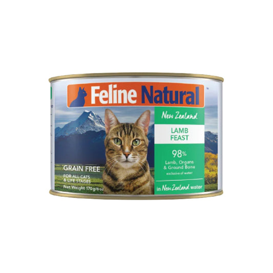 Feline Natural Canned Lamb Feast 6oz. (Case of 12)