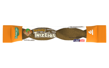 Emerald Pet Twizzies Dog Treat Peanutty 6inch/30count