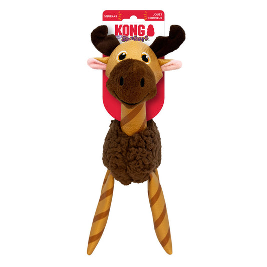 KONG Shakers Floofs Plush Dog Toy Moose, 1ea/MD