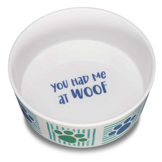 Loving Pets Dolce Moderna Bowl Had Me at Woof 1ea/LG