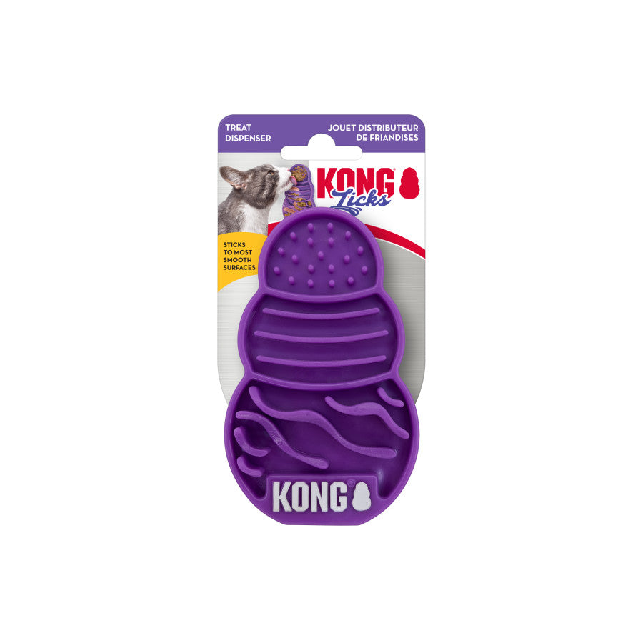 KONG Licks Kitty Cat Treat Toy 1ea/SM